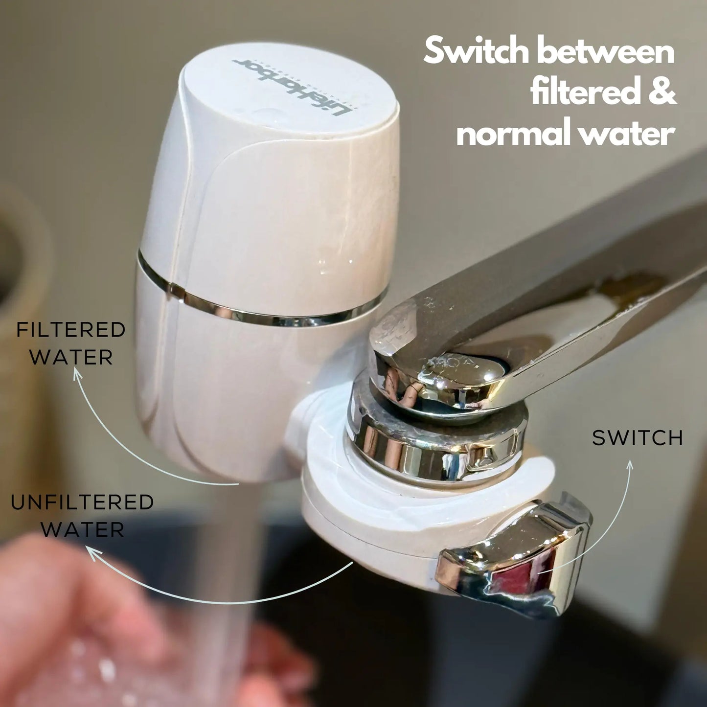 Bathroom water purifier for acne prevention by removing hard water minerals and impurities.