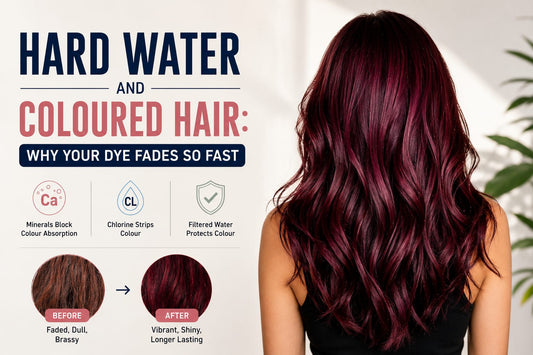 Hard Water and Coloured Hair: Why Your Dye Fades So Fast