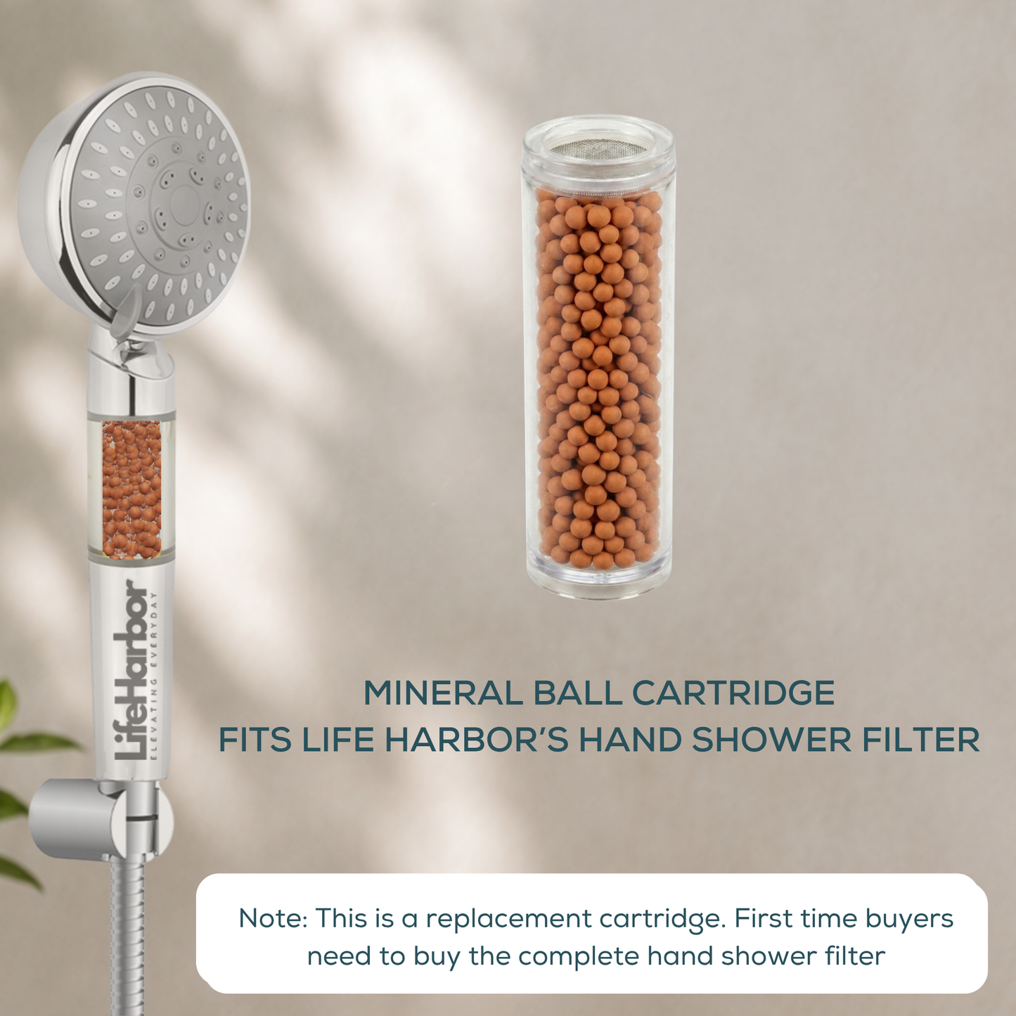 Hand Shower Cartridge: Mineral Balls