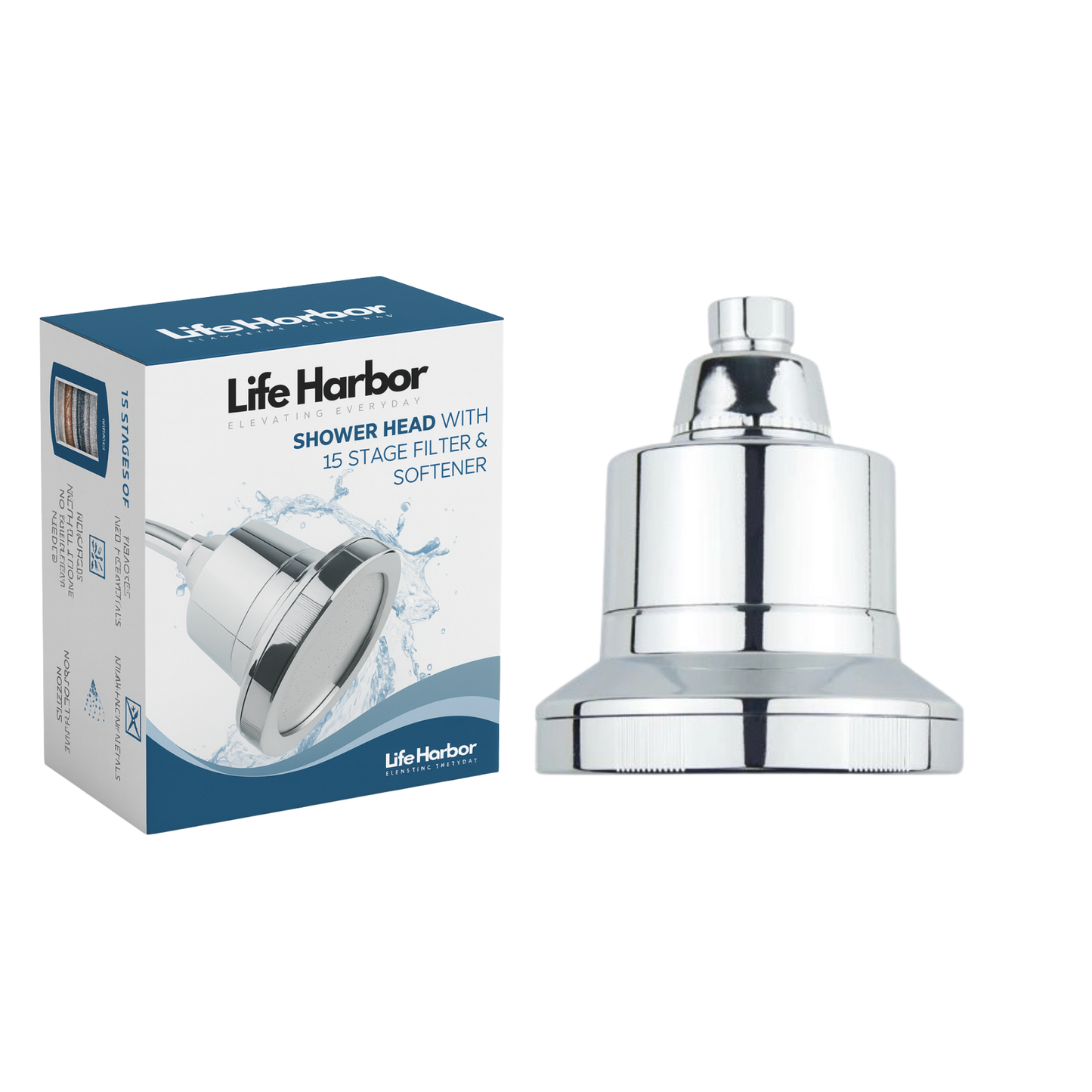LUXE Pressure Booster Shower Softener