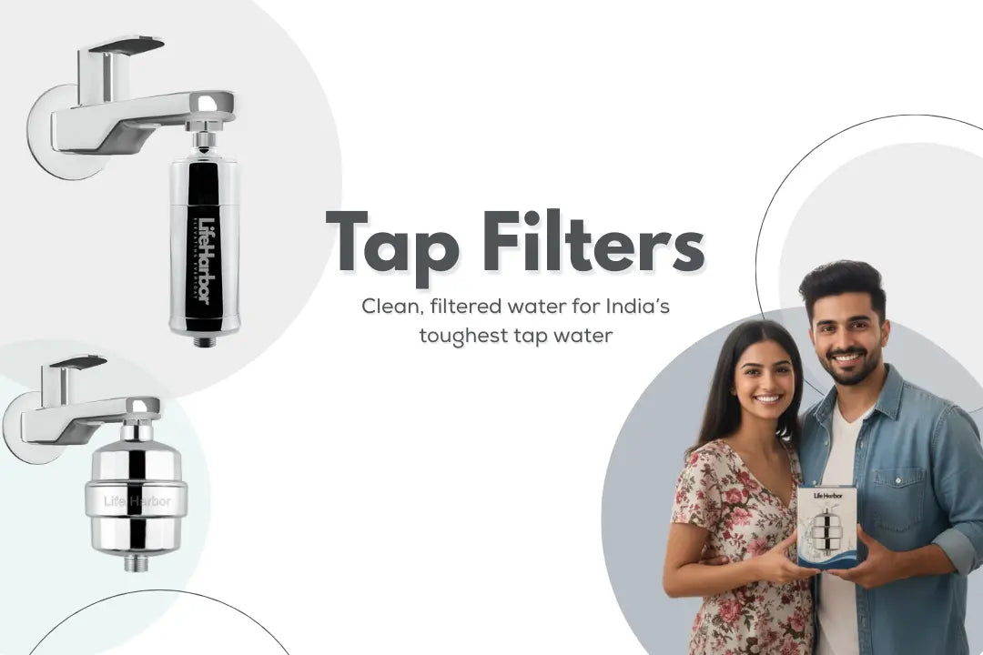 High-quality tap water purifier for home for 100% transparency.