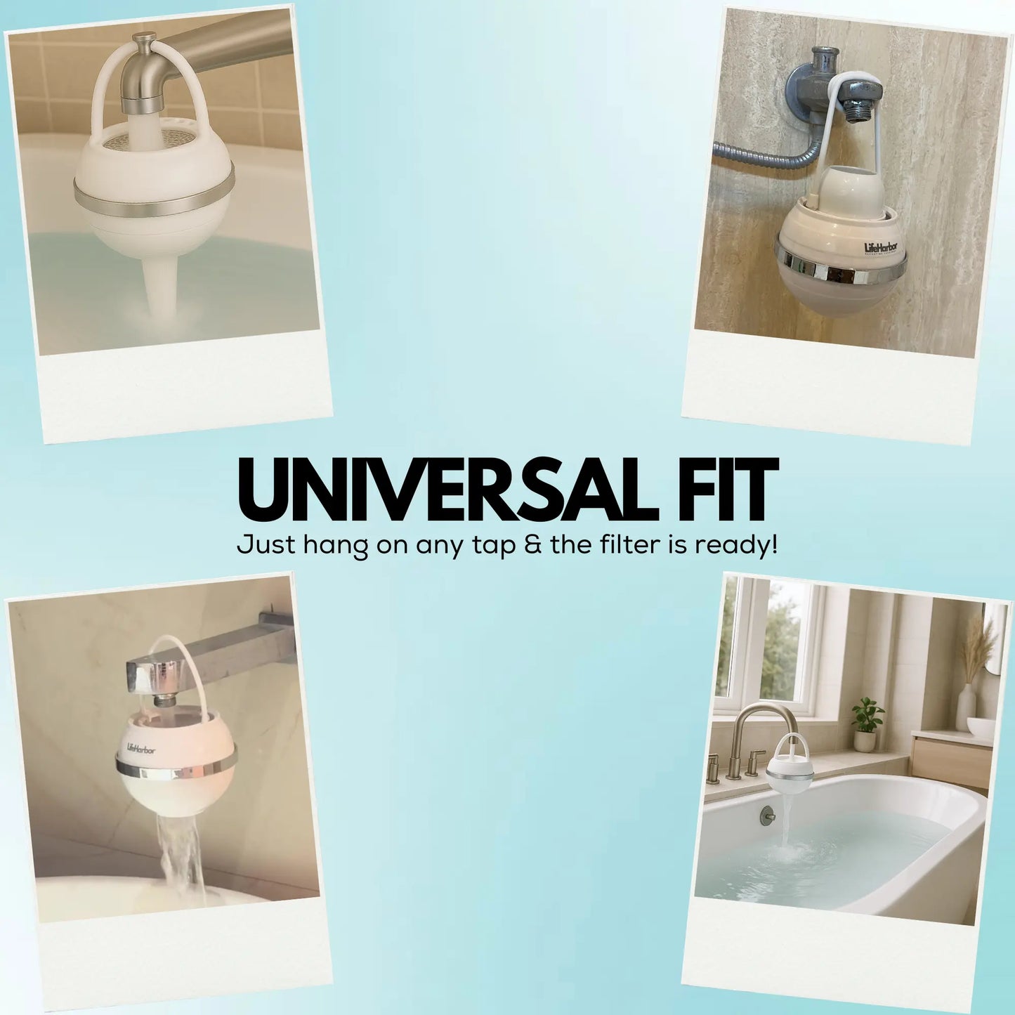 Close up of tap softener for bathroom cartridge showing easy installation.