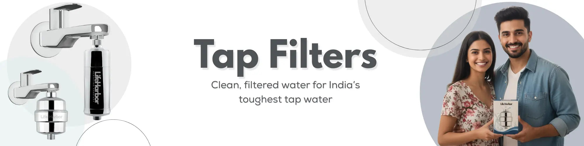 Filter shower head for hard water with easy wall-mount installation.