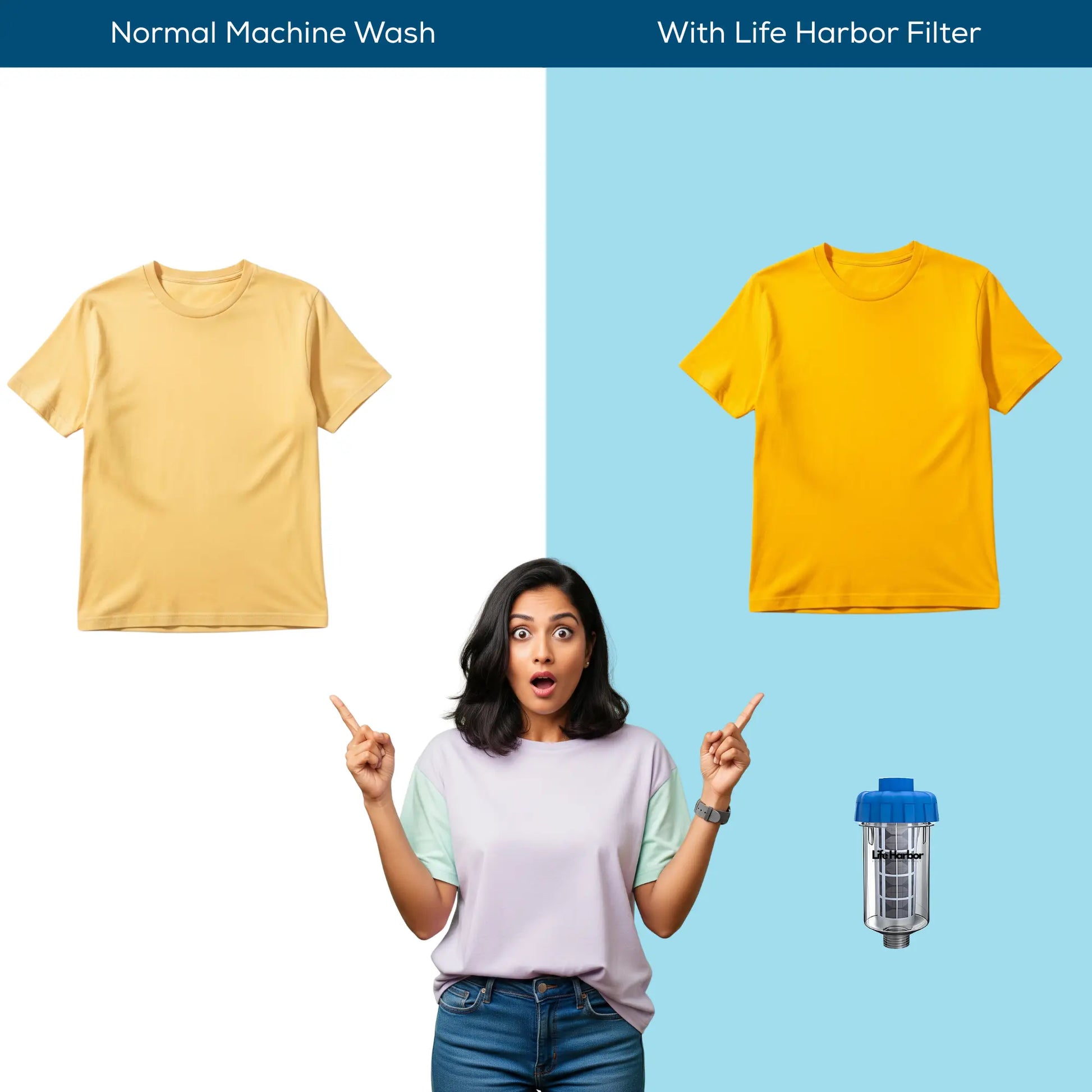 Samsung washing machine water filter for scale defense and keeping clothes vibrant and soft.