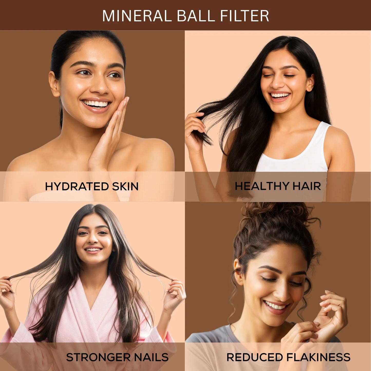 Complete renewal kit for Life Harbor mineral shower featuring a dual filtration replacement system.