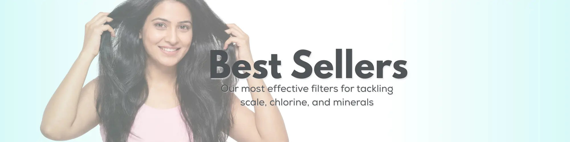 Durable hard water tap water filter for all bathroom fixtures.