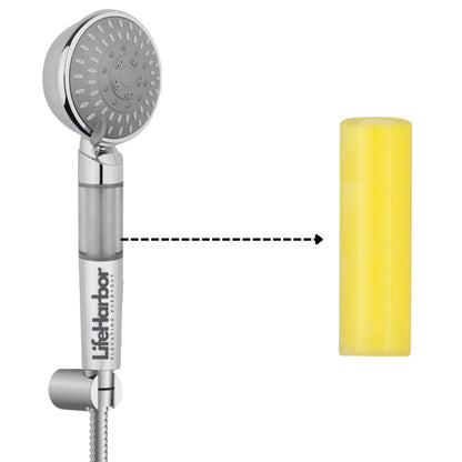 Life Harbor hand shower fragrance filter cartridge for a refreshing, nutrient-rich shower experience.